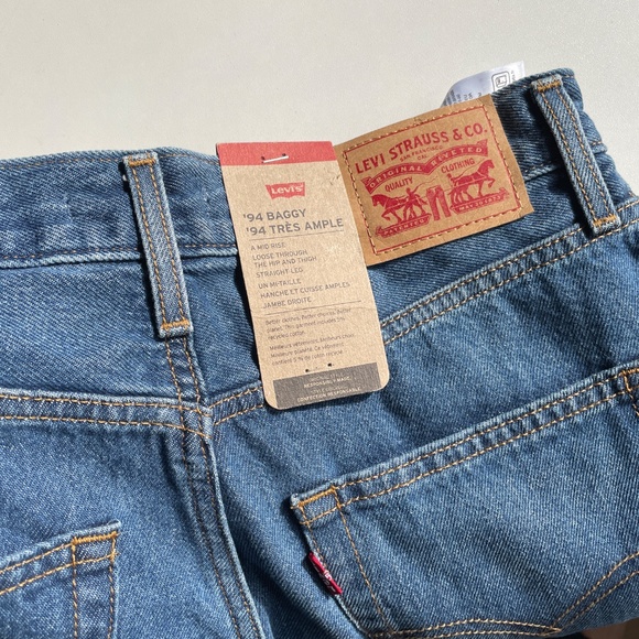 Levi’s 94 Baggy - Size 27 dark indigo wash - BNWT - Picture 2 of 5